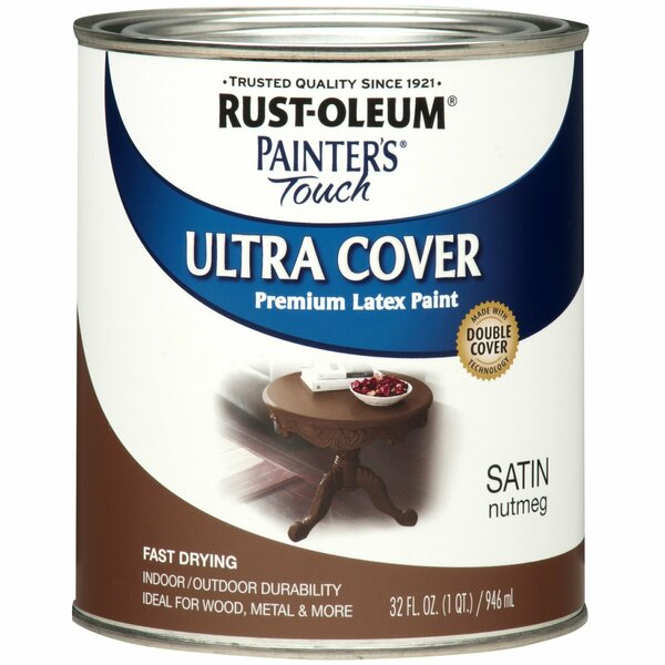 Rust-Oleum Satin, Nutmeg, Quart 240284